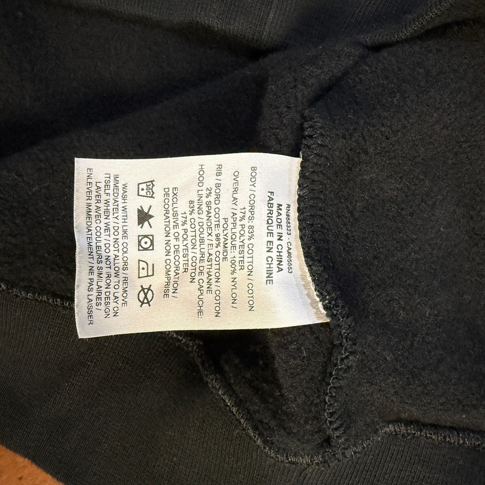 Jordan Men's Sweatshirt L DJ0202 Hoodie Zip Cotton Flight 23 Engineered E4-8 - Picture 5 of 6